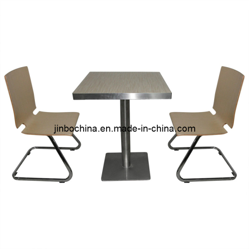 High Quality Fireproof Board Top Restaurant Dining Table (JB-BW452B)