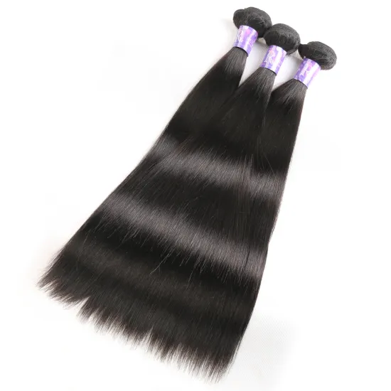 China Hot Sale peruvian virgin hair 3 bundle straight bundles & frontal Bundle Deals 8A 100% Cuticle Aligned Human Virgin Hair