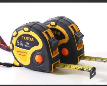 ABS case cover rubber coated measuring tape