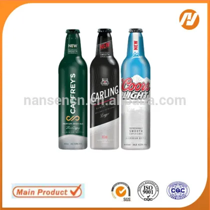 aluminum bottle for whisky vodka