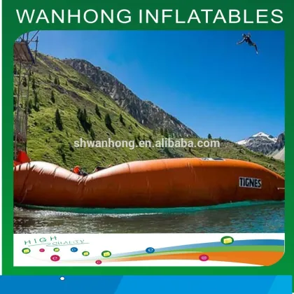 Crazy summer water game inflatable water blob jump for sale