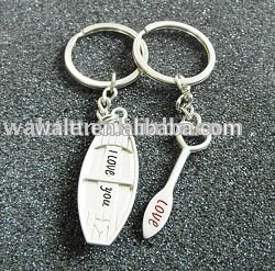 Canoe Paddle Wedding Keychains