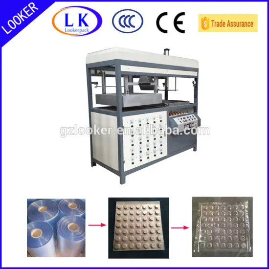 Disposable plastic cup forming machine