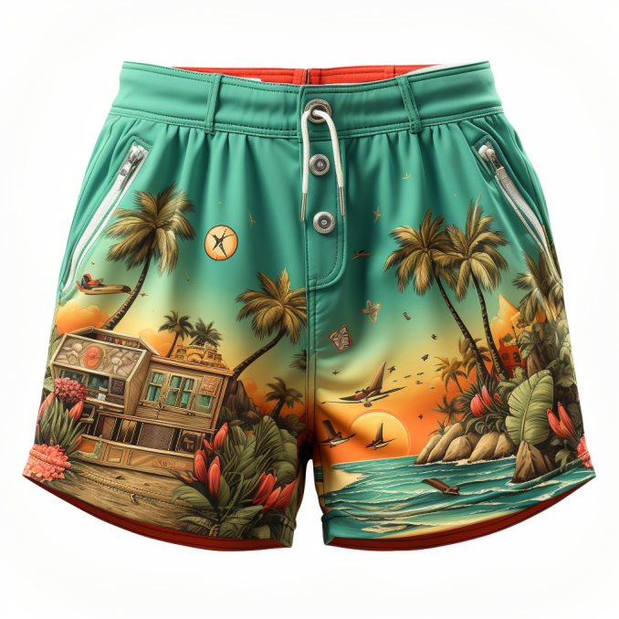 Green Shorts 3 Png