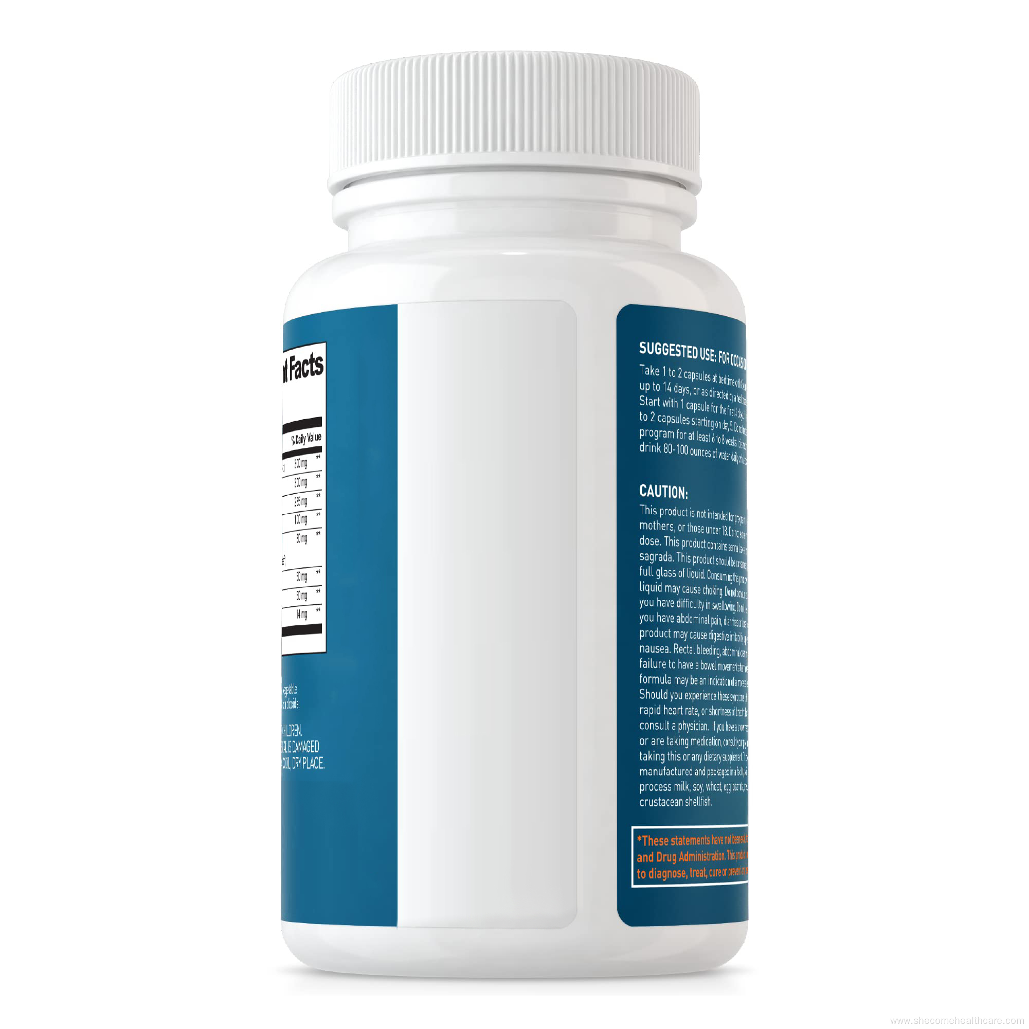 Colon Cleanse Digestion Gut Health Tract Prebiotics capsules