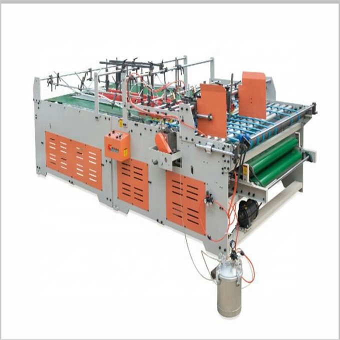 Semi-automatic folder and gluing machines for box