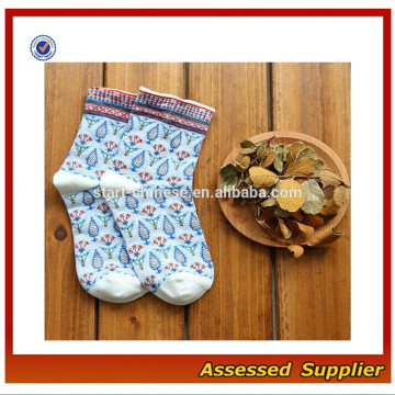 Custom Fancy Women Jacquard Dress Socks MLL534