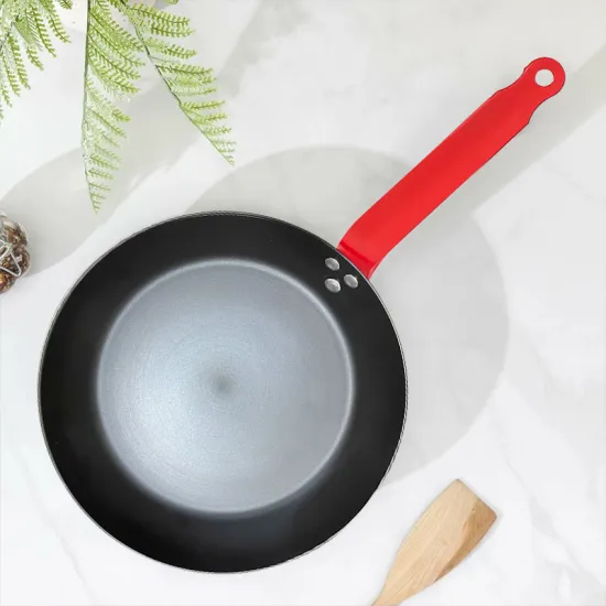 Factory Direct Carbon Steel Fry Pan - Non Stick Cooking Pans with Removable Handle