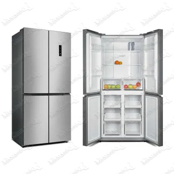 4 Door Refrigerators with LCD Screen Display - French Door Fridges