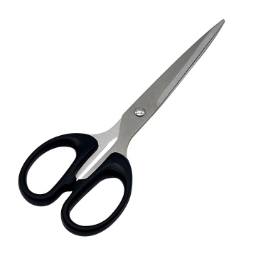 7.7" Multifunctional Durable Black Stainless Steel Scissors for Office Paper Cutting
