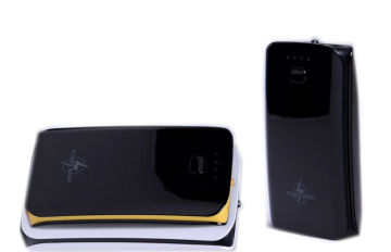 Pc + Abs High Capacity 7800mah Mobile 18650 Power Bank With 2 Usb Output
