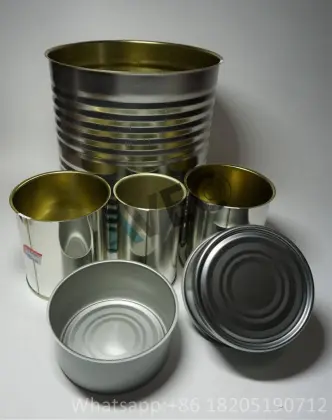 Round Tin Cans for canned food