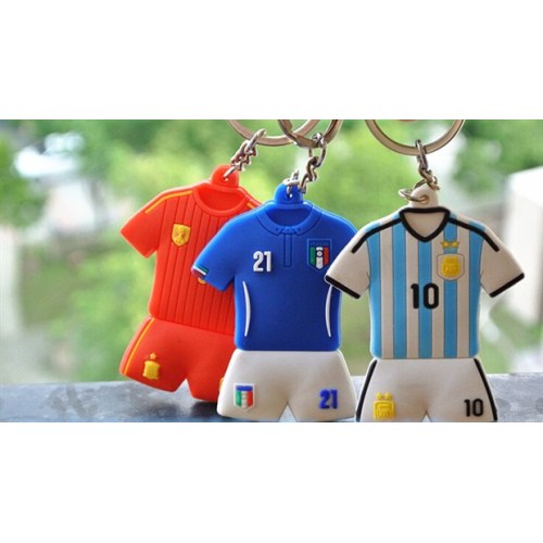 Quà tặng World Cup Silicone Keychain Machine