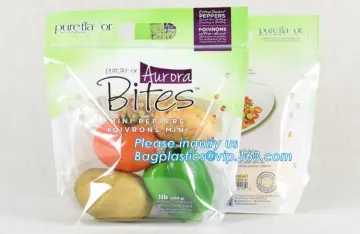 good shrinkage fresh fruit PP bag, Slider Ziplock Storage Bag for Fruit, slider zipper bag grape bag for fruit and vegetable pac