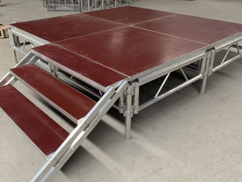 heavy-duty steel bleachers