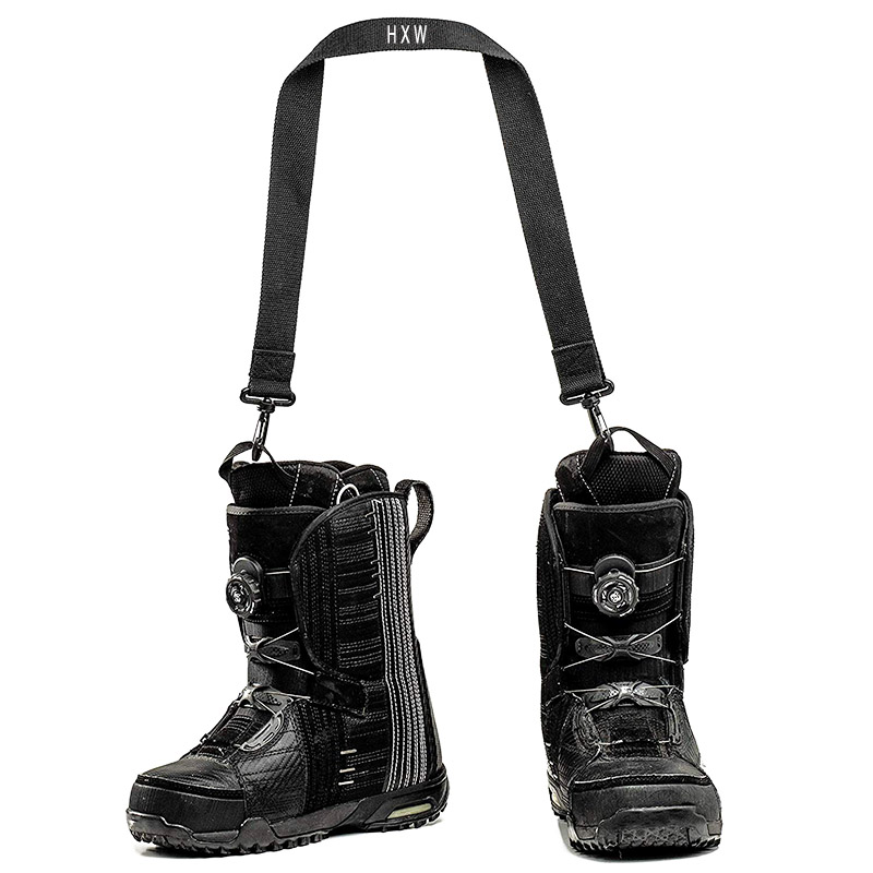 Alpine Ski Boot Carrier Strap with Hook