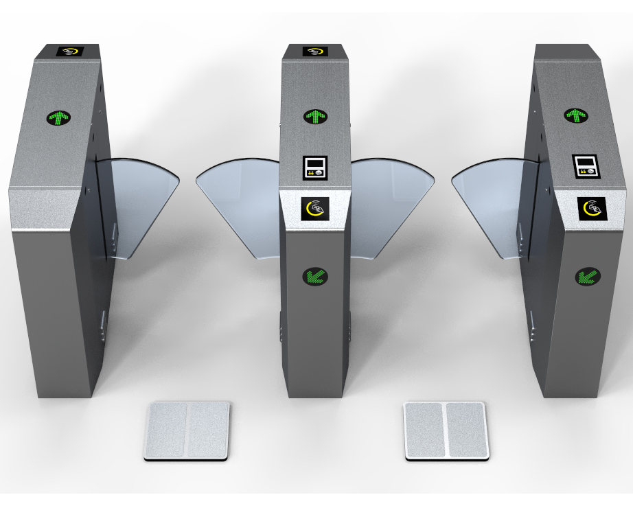 Optical ESD Swing Turnstile Speed Gate