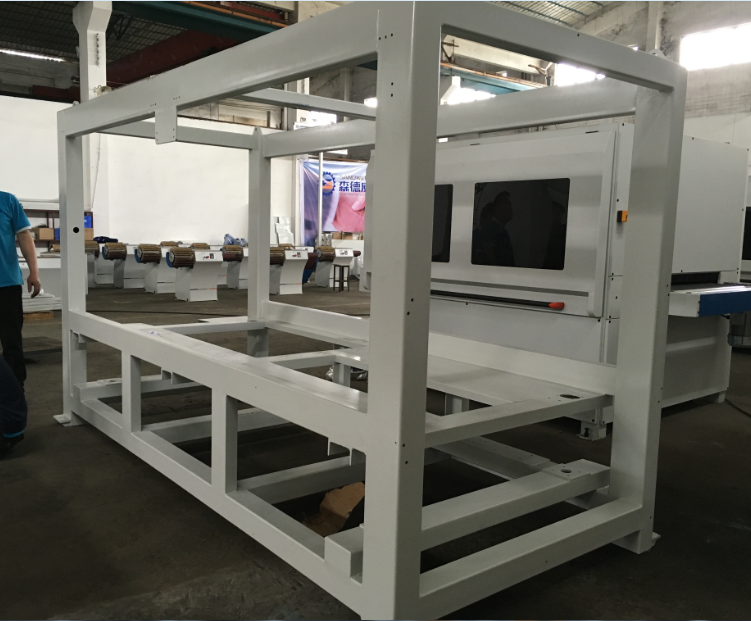 Wooden cabinet door window sanding machinery