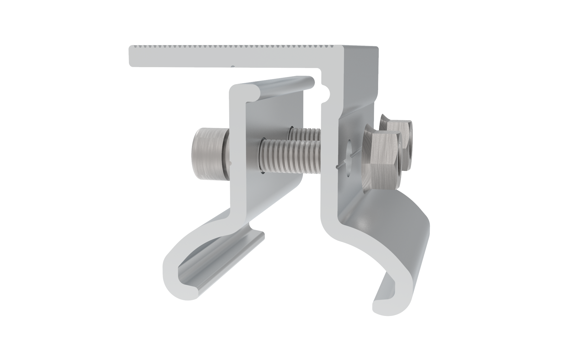 Clamp for Cambered Standing Seam