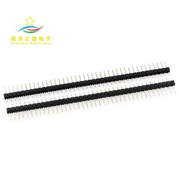 2.54mm Pitch Needle Headers - Single and Double Row Gold-Plated 1x40P/2x40P