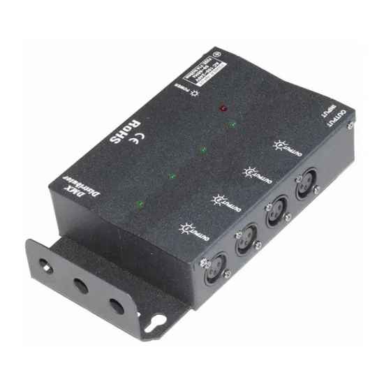 4-Channel DMX Signal Distributor Amplifier for Stage Lighting