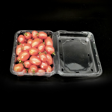 Custom Wholesale Transparent Plastic Fruit Gift Box with Cover - Strawberry