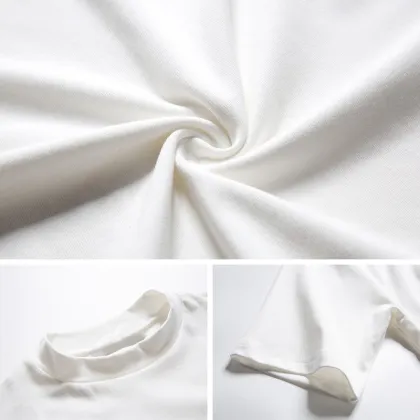 T-shirt short sleeves men with half high collar