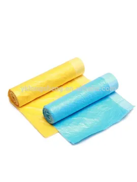 roll drawstring garbage bags