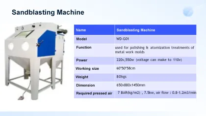 Industrial Mold Sandblasting Machine