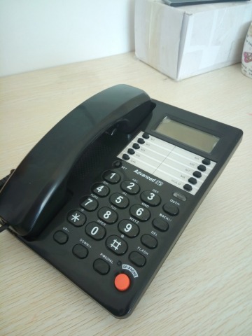 wall-mounted caller id phone