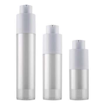 Eco amicale ronde vide rotating lotion Lotion Plastic Abs Airless Pump Bottle - 10 ml / 15ml Étiquette privée