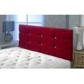 Deluxe Chenille Headboard With Button Decoration