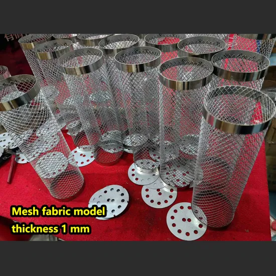 New mesh design BBQ Stainless steel rolling grilling round basket BBQ Net Tube Wire Mesh grilling basket cylinder grill basket