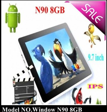 Free shipping Window N90 9.7" IPS 8GB Tablet PC