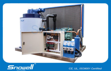 5tpd 1.5 - 2.2mm Small Flake Ice Machine For Concrete Cooling , 3p 380v 50hz