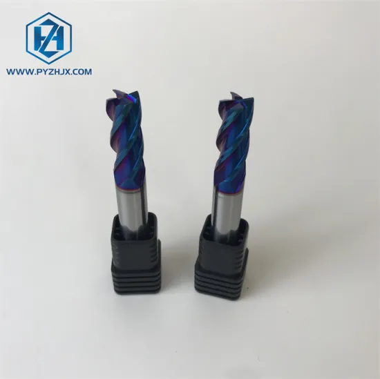 Solid Carbide End Mills: 55-65HRC, 2 & 4 Flutes, Flat End