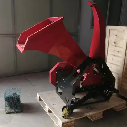 Self-Powered Wood Shredder Machines for Forest Wood Chipping