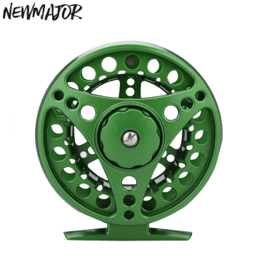 NEWMAJOR 2+1 All-Metal Fly Reel in 3/4, 5/6, 7/8 Sizes with Axis Fishing Line Wheel