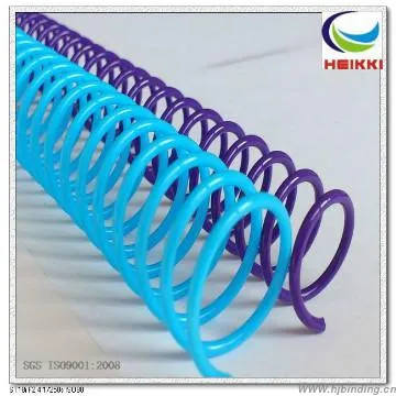 Binding plastic spiral wire