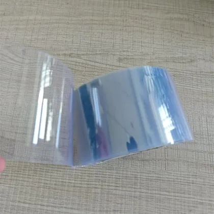 Customized width PVC light blue tablet packaging sheet