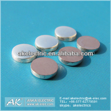 Cu based&AgNi Layer Bimetal Fixed silver contacts tips for Electronics switch,relay ,connector