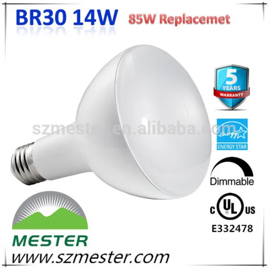 UL Energy star approved led br30 led light bulb ul file No. E332478