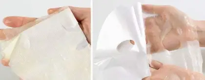 Waterproof Pearl BOPP Silicone Film Facial Mask