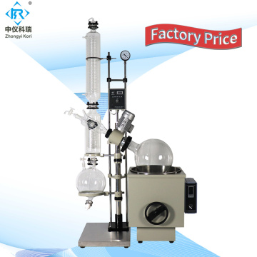 5l 10L 20L 50l laboratory vacuum concentrator ethanol alcohol distillation equipment rotary evaporator