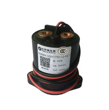 High-Voltage DC Relay, 100A Contactor for Electric Vehicles: Compatible with 750VDC and 12V, 24V, 48V Power Systems - Ideal for Electric Bicycles, Cars, Trucks, and New Energy Vehicles