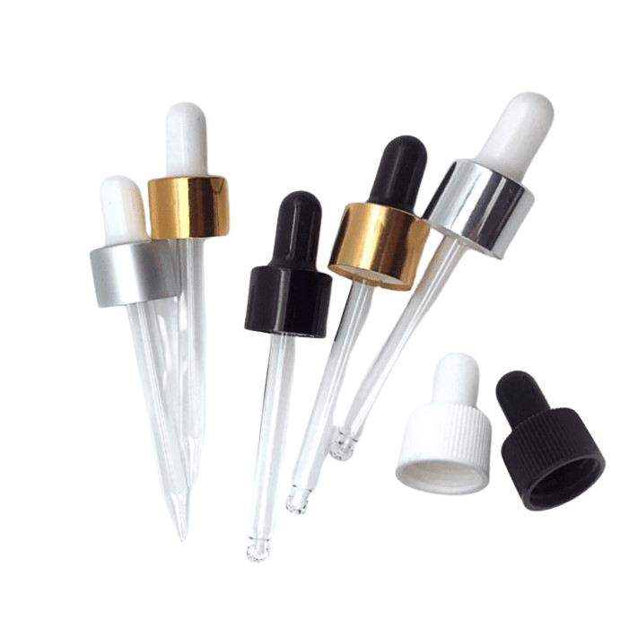 18mm 20mm Aluminum-Plastic Metal Gold Silver Dropper Cap