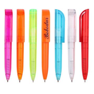 Pena cetak mini yang disesuaikan dengan logo - Twist Color Barrel Pen