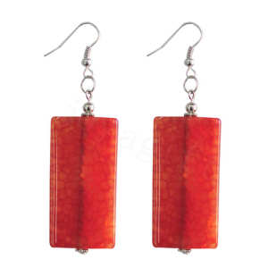 Natural Gemstone Agate Earring