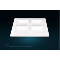 4 Compartment Square Shape Melamine Plate