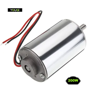 200W High Speed Spindle Motor for YouQi Mini CNC Engraving Machine: 48V DC, 12000 rpm - Accessories for Precision Cutting and Engraving